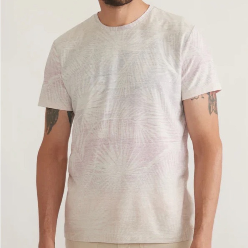 Marine Layer Signature Crew Tee Ombré Palm Sz M/L New with tags